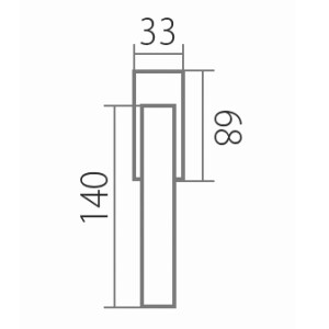 Okenní kování TWIN GULF H 1804 HR RO (E)