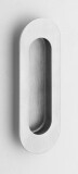 Mušle pro posuvné dveře ROSTEX oválná 120x40 mm (NEREZ MAT) - ROSTEX Nerez mat