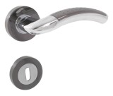 Dveřní kování Lienbacher Sonata (CH/CHČ) - Lienbacher chrom černý/chrom