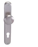 Dveřní koule na štítu MP NI - ELEGANT (ONS - Nikl broušený lesklý) - MP ONS (nikl broušený)