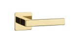 Dveřní kování MP SH - KVADRAT - HR 1760 3SM (OLV PVD - Mosaz leštěná lakovaná PVD) - MP OLV PVD - Mosaz leštěná lakovaná