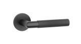 Dveřní kování MP SH - OVAL - R 1742 PRO 8 MM (BS - Černá matná) - MP BS (černá mat)