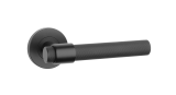 Dveřní kování MP SH - OVAL - R 1743 PRO 8 MM (BS - Černá matná) - MP BS (černá mat)