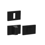 Dveřní rozeta MP TI - RT5 (BS - Černá matná) - MP BS (černá mat)