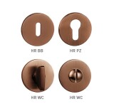 Dveřní rozeta MP TI - R 5S (CUM - Měď matná) - MP CUM (matná měď)