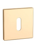 Dveřní rozeta MP AS - HR 5S (OLV - Mosaz leštěná lakovaná) - MP OLS (mosaz broušená a lakovaná)