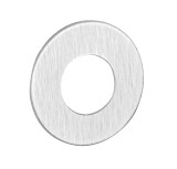 Dveřní rozeta MP VM R - POD KLIKU 30mm (OCS - Chrom broušený) - MP OCS (chrom broušený)