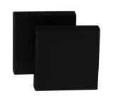 Dveřní madlo MP TI - HR 1924Q (BS - Černá matná) - MP BS (černá mat)