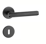 Dveřní kování MP Kerria - R 7S (BS - Černá matná) - MP BS (černá mat)