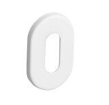 Dveřní rozeta MP VM - 4UOR (WS - bílá matná) - MP WS (bílá mat)