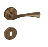 Dveřní kování MP Spirit R (OGS - Bronz česaný matný) - MP OGS (bronz česaný mat)