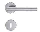 Dveřní kování MP GK - LUCIA - R (BN - Broušená nerez) - MP BN (broušená nerez)