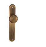 Dveřní koule na štítu MP Elegant (OGS - Bronz česaný matný) - MP OGS (bronz česaný mat)