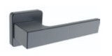 Dveřní kování ROSTEX RAVENA/H   (PLATINA MAT) - Rostex Platina mat