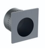 Úchyt čelní čtvercový ROSTEX (Platina mat) - Rostex Platina mat