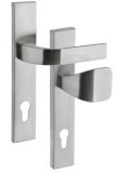 Bezpečnostní kování ROSTEX RN802 FONDI (PLATINA MAT) - Rostex Platina mat
