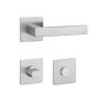 Dveřní  kování MP SH - KVADRAT - HR 1760 3SM (BN - Broušená nerez)