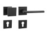 Dveřní kování MP - PRIMA - HR SQ6 (BS - Černá matná)