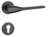 Dveřní kování MP Orchide - R 7S (BS - Černá matná)