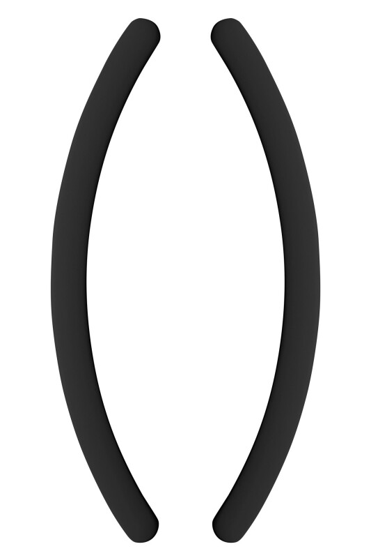 Dveřní MADLO NA POSUVNÉ DVEŘE MP ONE - pár (Černá matná) - 375 mm