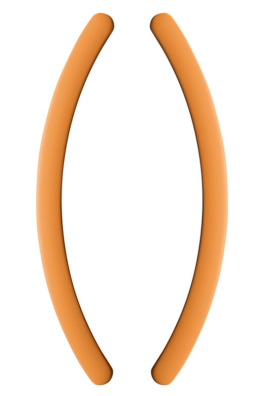 Dveřní MADLO NA POSUVNÉ DVEŘE MP ONE - pár (Oranžová matná) - 375 mm