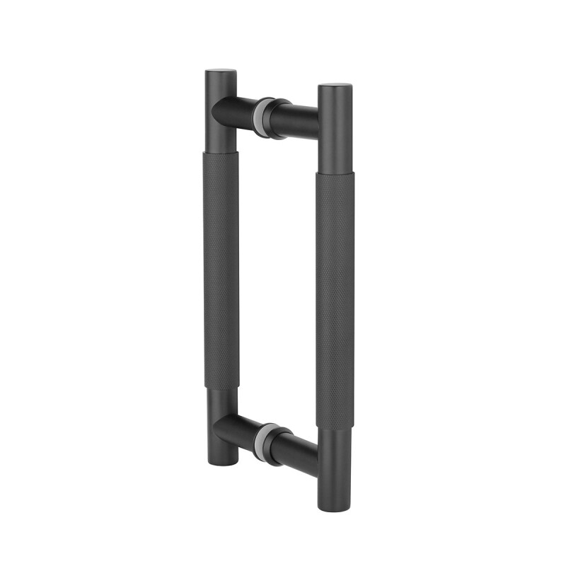 Dveřní madlo MP SH 1770 - pár (BS - Černá matná) -  Délka: 250 mm200 mmØ 20 mm