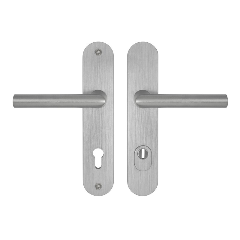 Bezpečnostní kování MP MPK - SECURO A01 PLUS - SO FAVORIT (F9 - Nerez elox) - s překrytkou