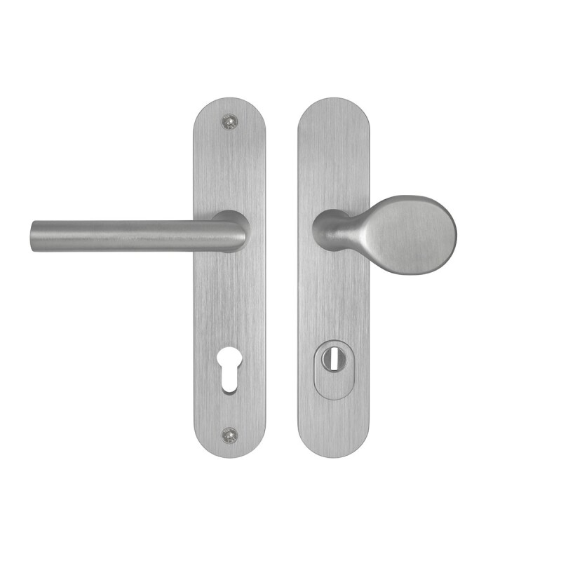 Bezpečnostní kování MP MPK - SECURO A01 PLUS - SO M1 FAVORIT (F9 - Nerez elox) - s překrytkou