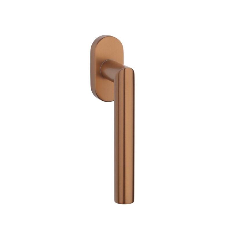 Klika na eurookno MP SH - DK - OVAL - 1701 (CUM PVD - Měď matná PVD)