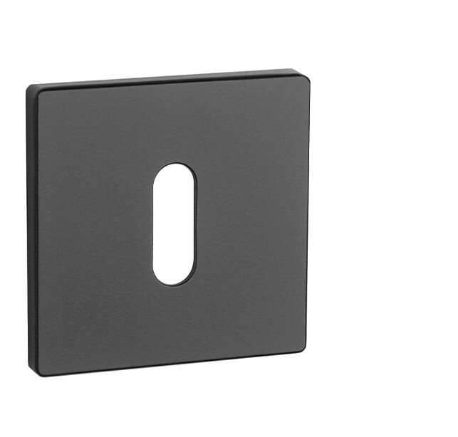 Dveřní rozeta MP AS - HR 5S (BS - Černá matná)