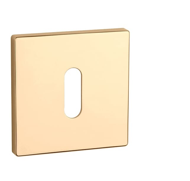 Dveřní rozeta MP AS - HR 5S (OLV - Mosaz leštěná lakovaná)