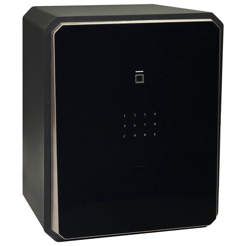 Ocelový sejf s elektronickým zámkem na číselný kód a otisk prstu  RICHTER RS.45.LUX.FIN