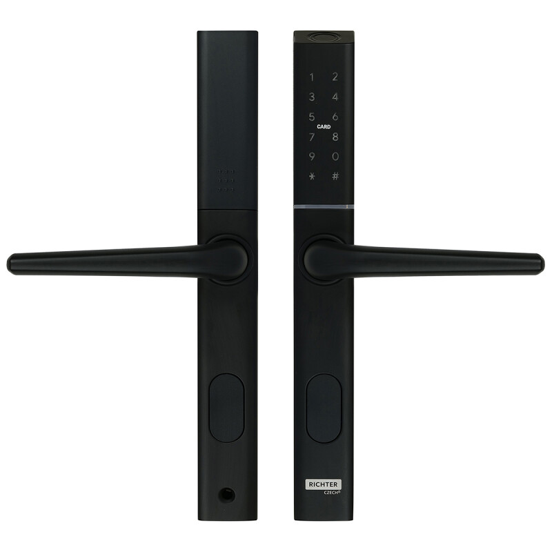 Digitální klika Richter DH.S3B-C.CE (černá)