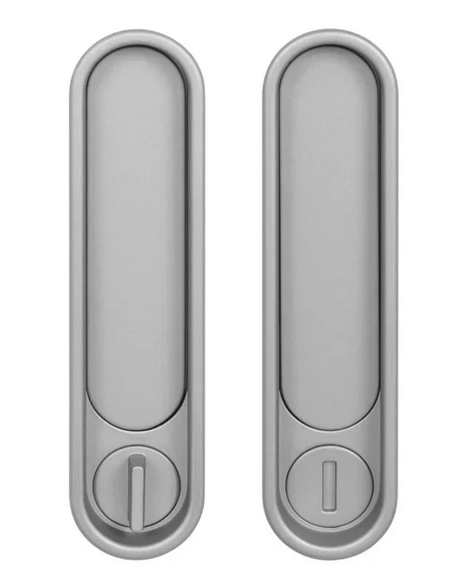 Mušle na posuvné dveře MP PR 2647Z - WC (CP - chrom perla)