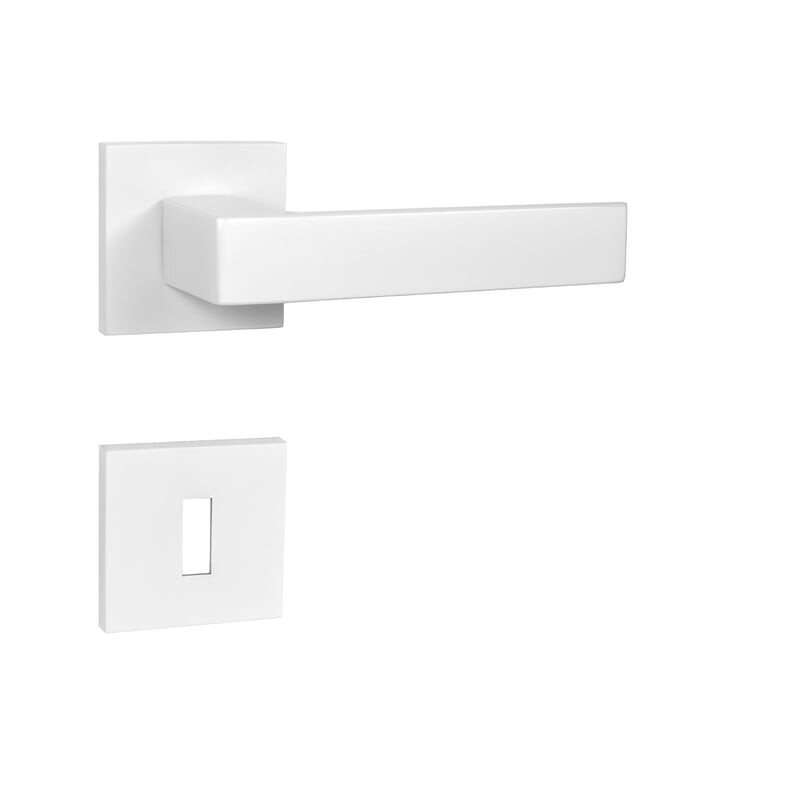 Dveřní kování MP HIT HR SQ6 (WS - Bílá matná)