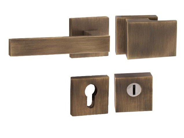Bezpečnostní kování MP CUBO/SQUARE HR 3230/2275 (OGS - Bronz česaný)