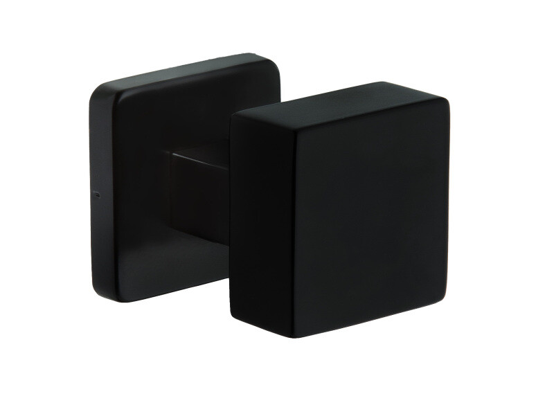 Knoflík se čtvercovým štítem ROSTEX DESIGN/H (černá)
