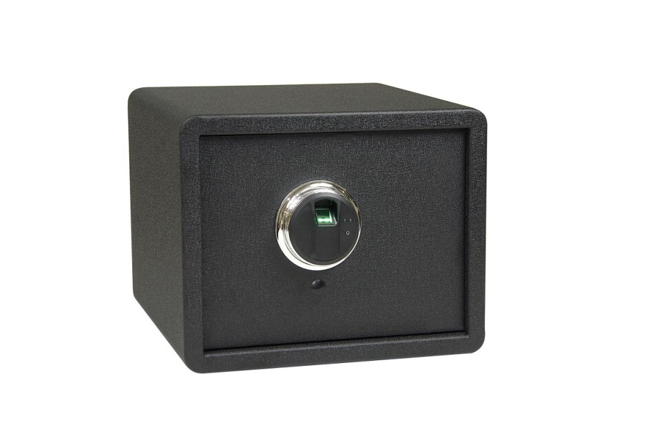 Ocelový sejf s elektronickým zámkem na otisk prstu RS.30R.FIN