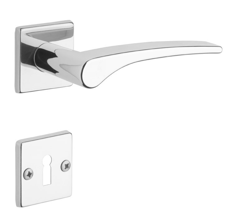 Dveřní kování ROSTEX PRAKTIK/S (chrom nerez lesklý)