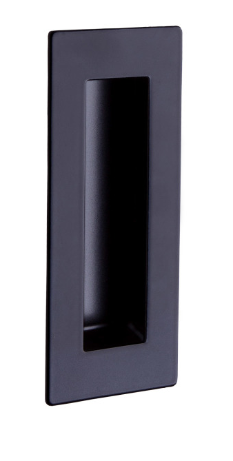 Mušle pro posuvné dveře ROSTEX hranatá 50x120 mm (ČERNÁ)