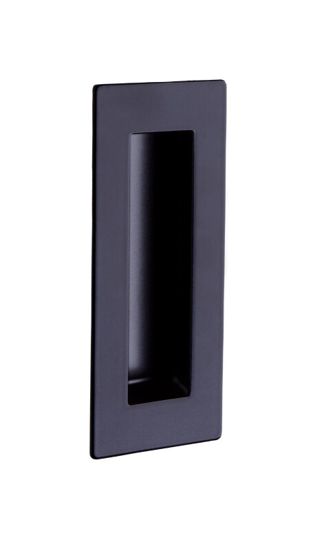 Mušle pro posuvné dveře ROSTEX hranatá 50x150mm (ČERNÁ MAT)