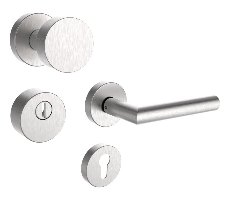 Bezpečnostní kování ROSTEX RN1/S VIGO (NEREZ MAT)