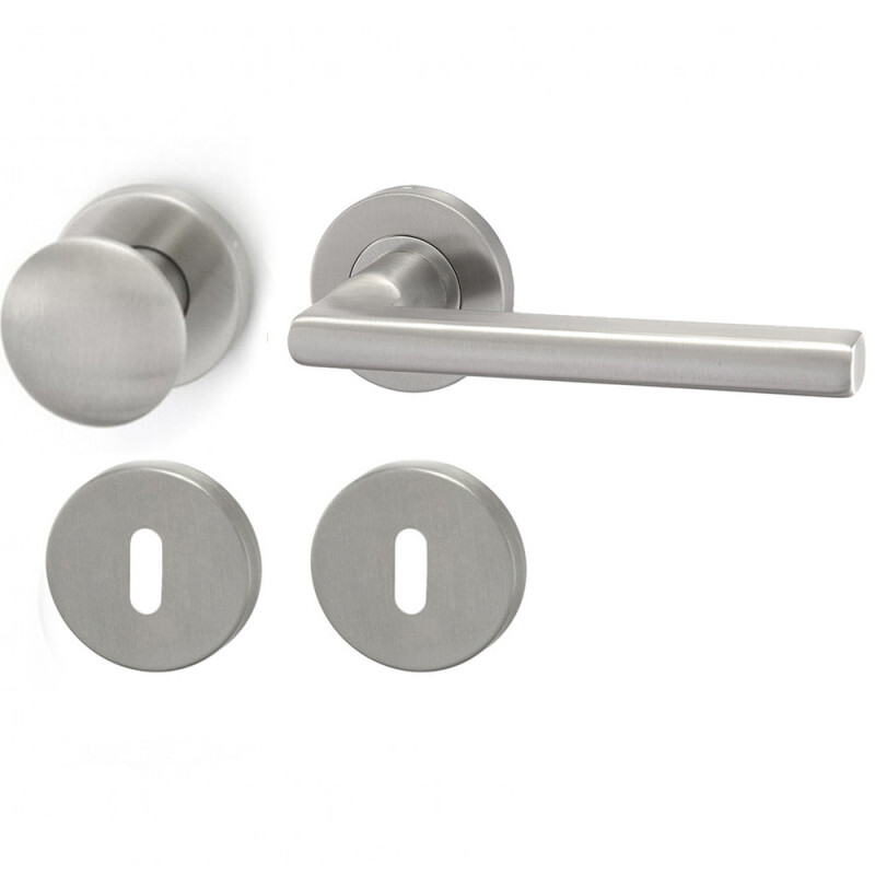 Dveřní kování HOLAR MT 13 s koulí a rozetou (nerez)