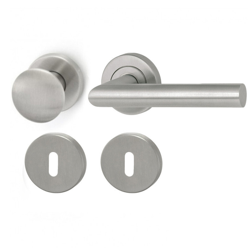 Dveřní kování HOLAR MT 00 s koulí a rozetou (nerez)