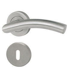 Dveřní kování HOLAR s kulatou rozetou MT 05 (nerez)