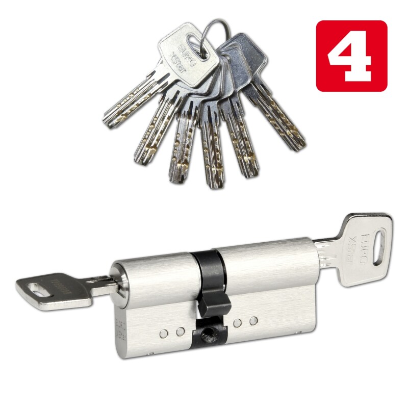 Cylindrická bezpečnostní vložka s prostupovou spojkou RICHTER EURO XSTAR R4