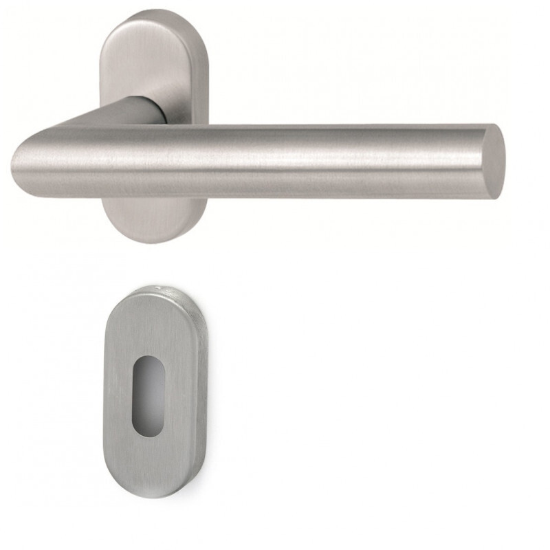 Dveřní kování HOLAR MT 00 s oválnou rozetou (nerez)