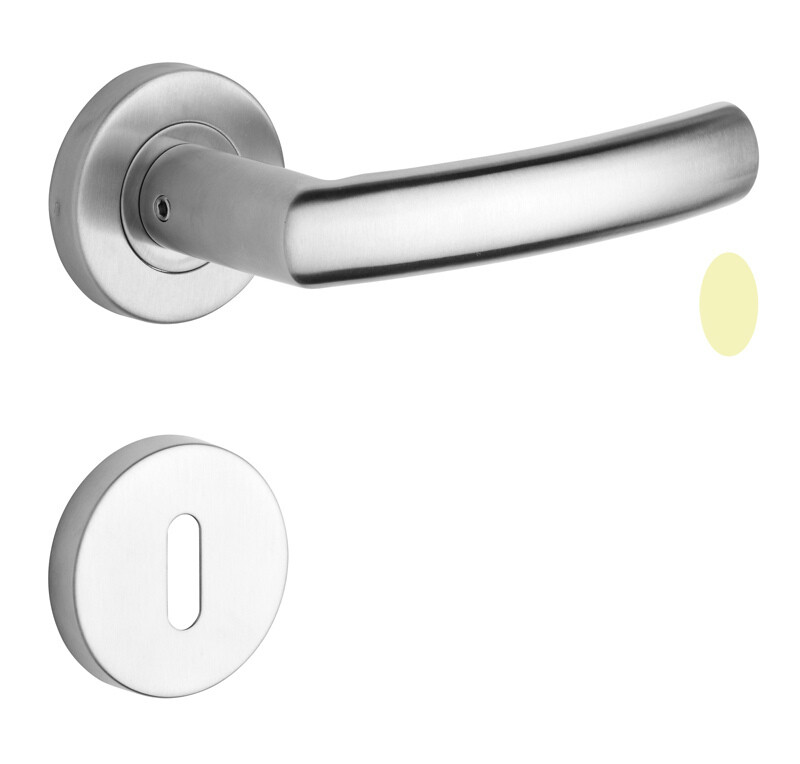 VÝPRODEJ  Dveřní kování ROSTEX CORNO s čepy (NEREZ MAT) - BB