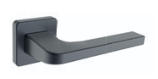 Dveřní kování ROSTEX PORTO/H s čepy (PLATINA MAT)
