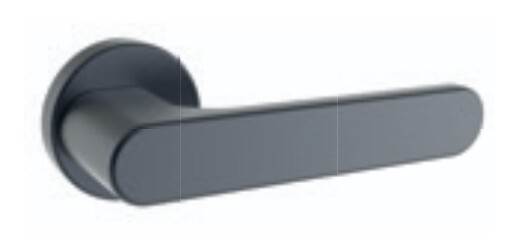 Dveřní kování ROSTEX RIMINI/N s čepy (PLATINA MAT)